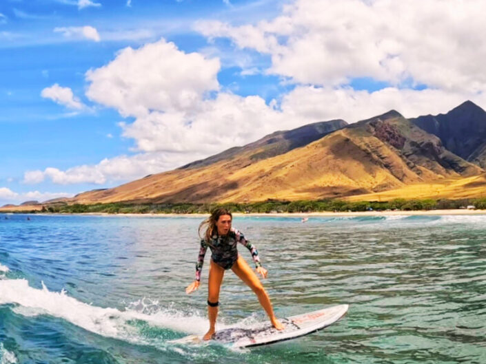 maui, surf, surfer girl, surf retreat, surf lessons, hawaii