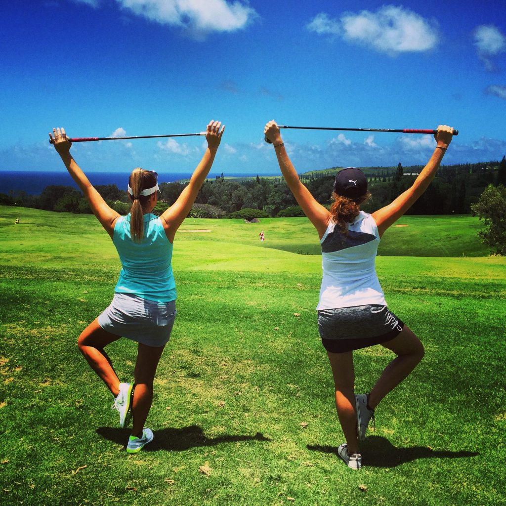 Golf and Yoga Working Together
