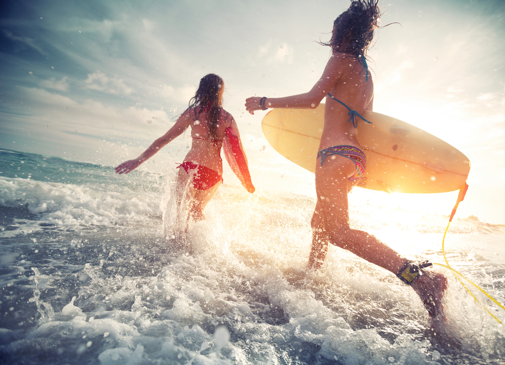 Enjoy the positive benefits of surfing