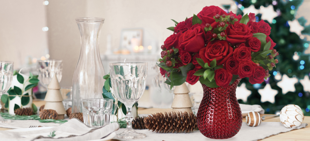 Holiday Flowers Gift