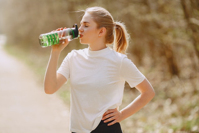 Hydration during fitness or at home